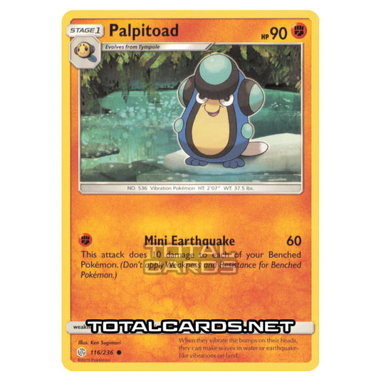 Pokemon - Sun & Moon - Cosmic Eclipse - Palpitoad - 116/236