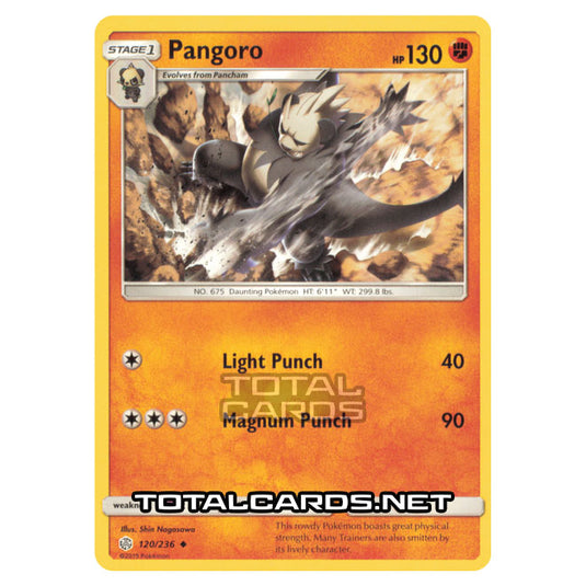 Pokemon - Sun & Moon - Cosmic Eclipse - Pangoro - 120/236