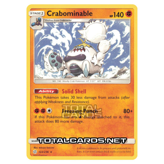 Pokemon - Sun & Moon - Cosmic Eclipse - Crabominable - 122/236