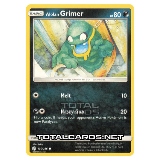 Pokemon - Sun & Moon - Cosmic Eclipse - Alolan Grimer - 130/236