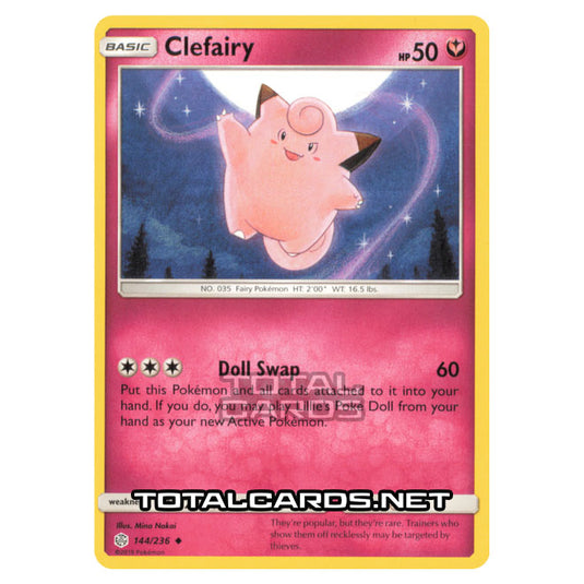 Pokemon - Sun & Moon - Cosmic Eclipse - Clefairy - 144/236