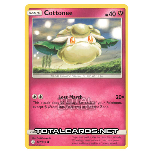 Pokemon - Sun & Moon - Cosmic Eclipse - Cottonee - 147/236