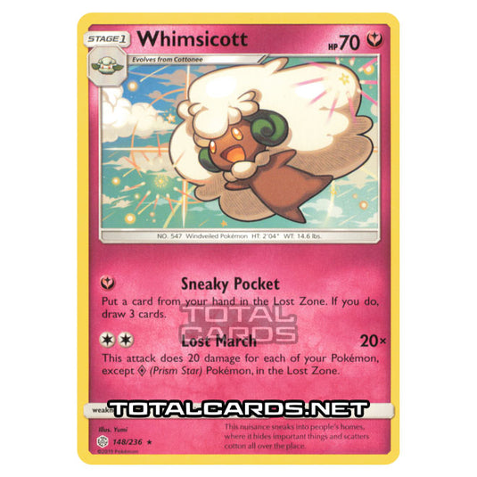 Pokemon - Sun & Moon - Cosmic Eclipse - Whimsicott - 148/236