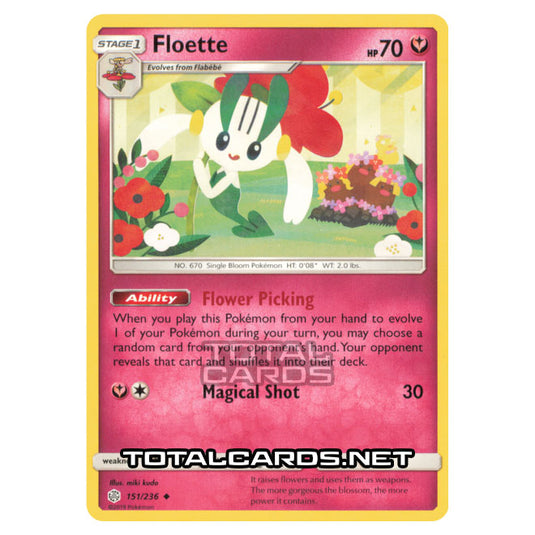 Pokemon - Sun & Moon - Cosmic Eclipse - Floette - 151/236