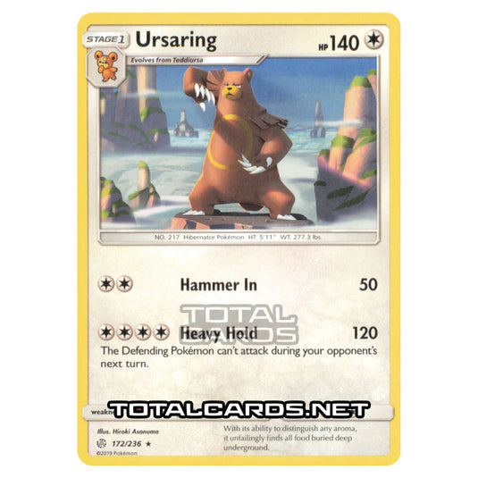 Pokemon - Sun & Moon - Cosmic Eclipse - Ursaring - 172/236