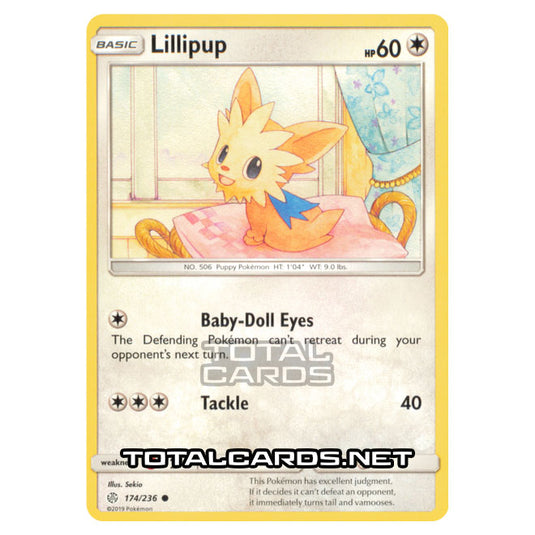 Pokemon - Sun & Moon - Cosmic Eclipse - Lillipup - 174/236