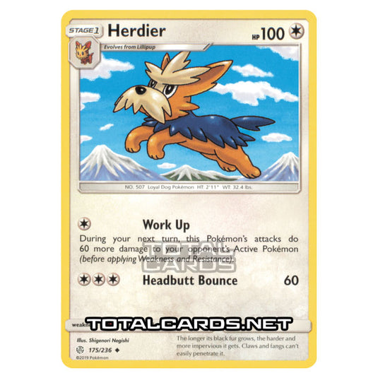 Pokemon - Sun & Moon - Cosmic Eclipse - Herdier - 175/236