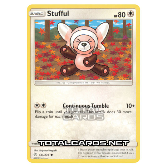 Pokemon - Sun & Moon - Cosmic Eclipse - Stufful - 181/236