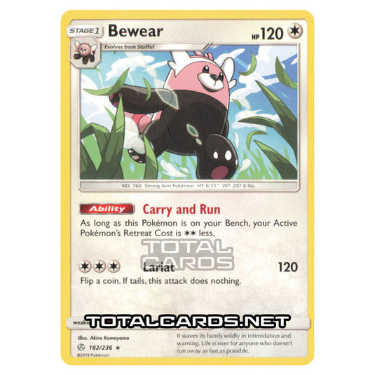 Pokemon - Sun & Moon - Cosmic Eclipse - Bewear - 182/236