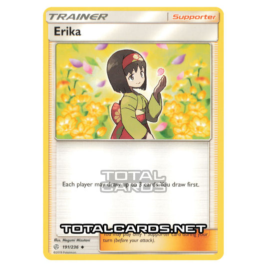 Pokemon - Sun & Moon - Cosmic Eclipse - Erika - 191/236