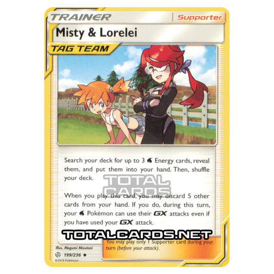 Pokemon - Sun & Moon - Cosmic Eclipse - Misty & Lorelei - 199/236