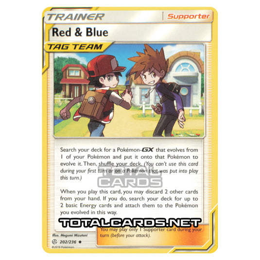 Pokemon - Sun & Moon - Cosmic Eclipse - Red & Blue - 202/236