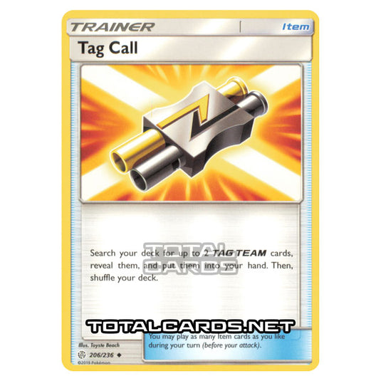 Pokemon - Sun & Moon - Cosmic Eclipse - Tag Call - 206/236