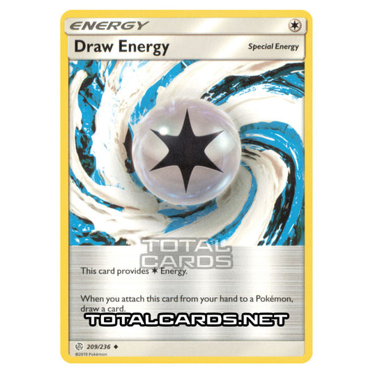 Pokemon - Sun & Moon - Cosmic Eclipse - Draw Energy - 209/236