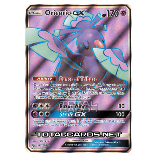 Pokemon - Sun & Moon - Cosmic Eclipse - Oricorio-GX - 217/236