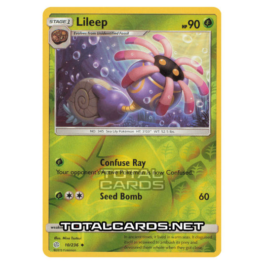 Pokemon - Sun & Moon - Cosmic Eclipse - Lileep - 10/236 - (Reverse Holo)