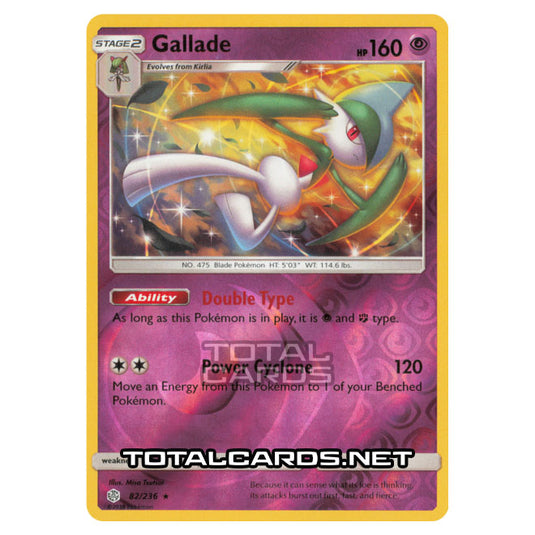 Pokemon - Sun & Moon - Cosmic Eclipse - Gallade - 82/236 - (Reverse Holo)