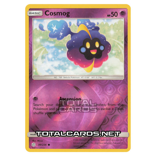 Pokemon - Sun & Moon - Cosmic Eclipse - Cosmog - 99/236 - (Reverse Holo)