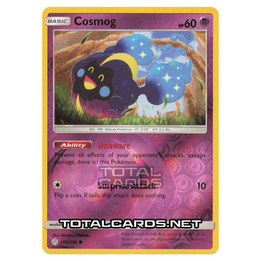 Pokemon - Sun & Moon - Cosmic Eclipse - Cosmog - 100/236 - (Reverse Holo)