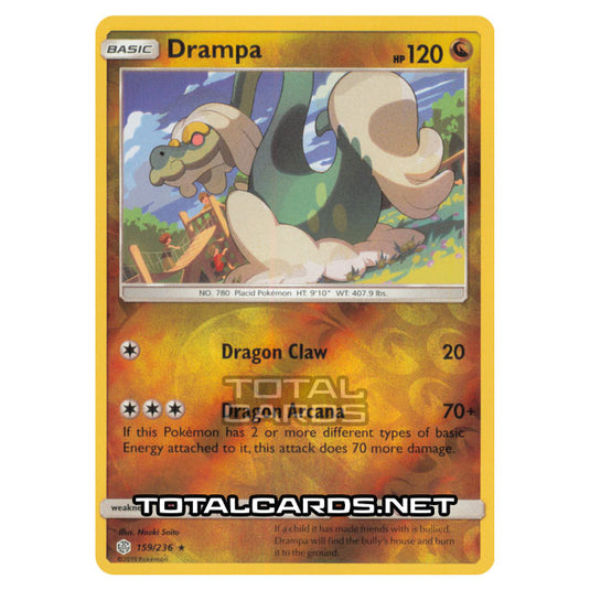 Pokemon - Sun & Moon - Cosmic Eclipse - Drampa - 159/236 - (Reverse Holo)