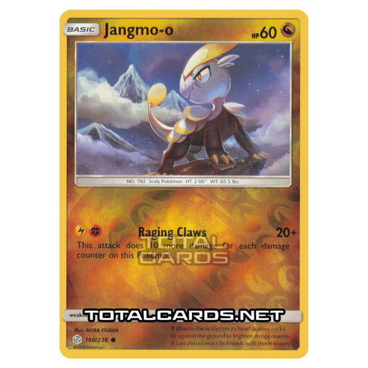 Pokemon - Sun & Moon - Cosmic Eclipse - Jangmo-o - 160/236 - (Reverse Holo)