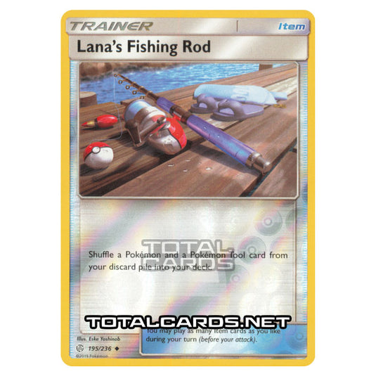 rod pokemon trading card game Pokemon - Sun & Moon - Cosmic Eclipse - Lana's Fishing Rod