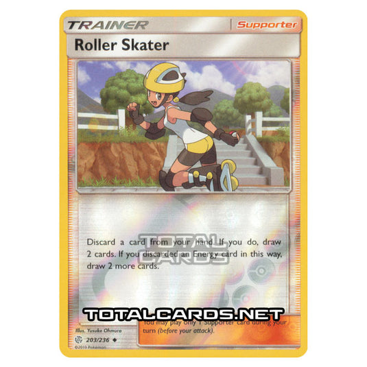 Pokemon - Sun & Moon - Cosmic Eclipse - Roller Skater - 203/236 - (Reverse Holo)