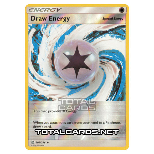 Pokemon - Sun & Moon - Cosmic Eclipse - Draw Energy - 209/236