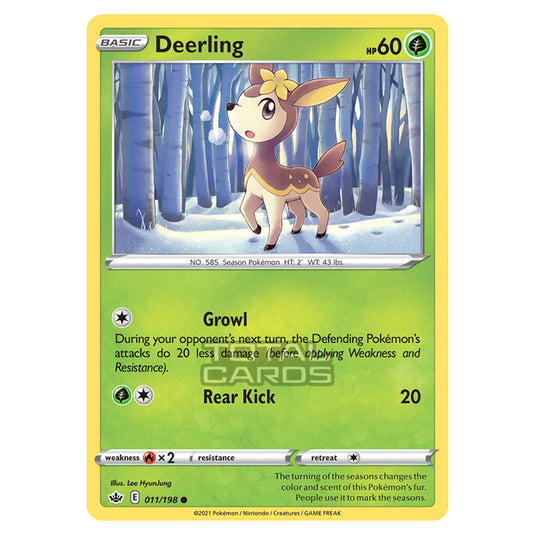 Pokemon - Sword & Shield - Chilling Reign - Deerling - 011/198