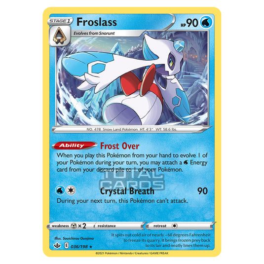 Pokemon - Sword & Shield - Chilling Reign - Froslass - 036/198