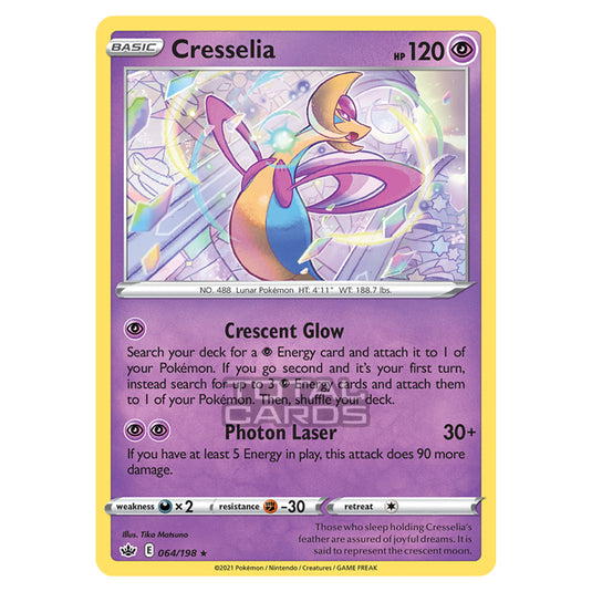 Pokemon - Sword & Shield - Chilling Reign - Cresselia - 064/198