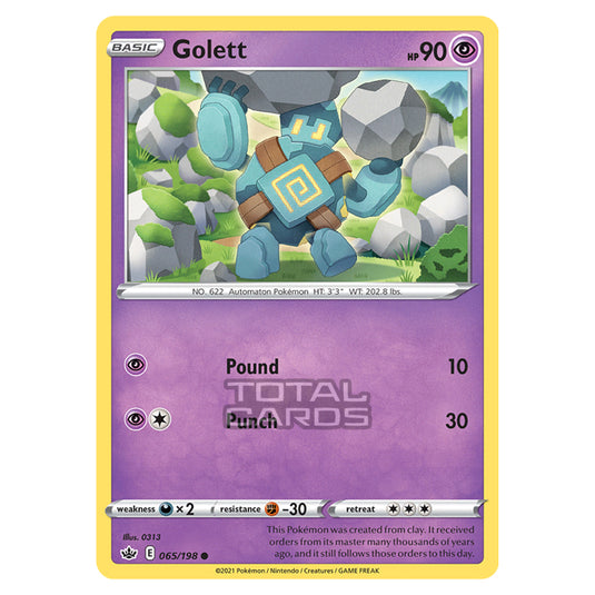 golett pokemon card price Pokemon - Sword & Shield - Chilling Reign - Golett