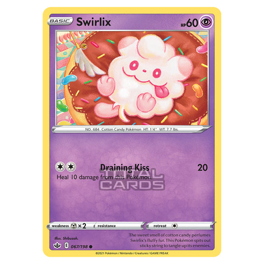 Pokemon - Sword & Shield - Chilling Reign - Swirlix - 067/198