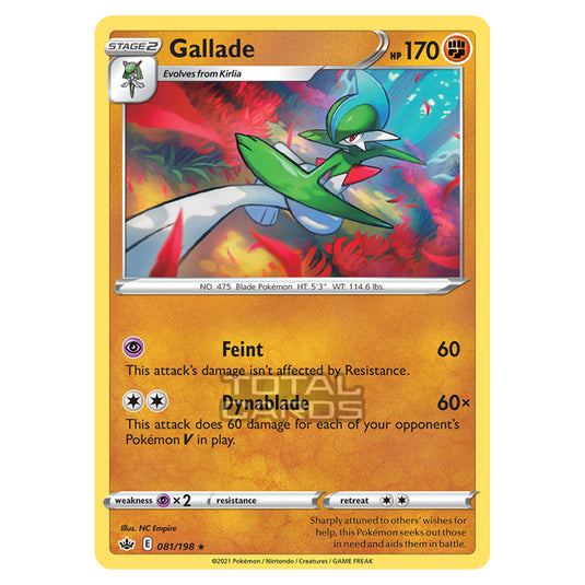 Pokemon - Sword & Shield - Chilling Reign - Gallade - 081/198