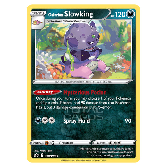 Pokemon - Sword & Shield - Chilling Reign - Galarian Slowking - 098/198