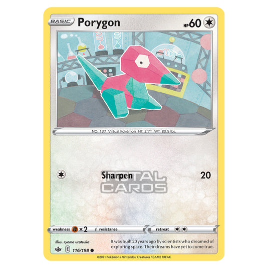 Pokemon - Sword & Shield - Chilling Reign - Porygon - 116/198