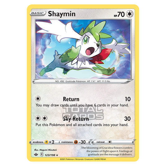 Pokemon - Sword & Shield - Chilling Reign - Shaymin - 123/198