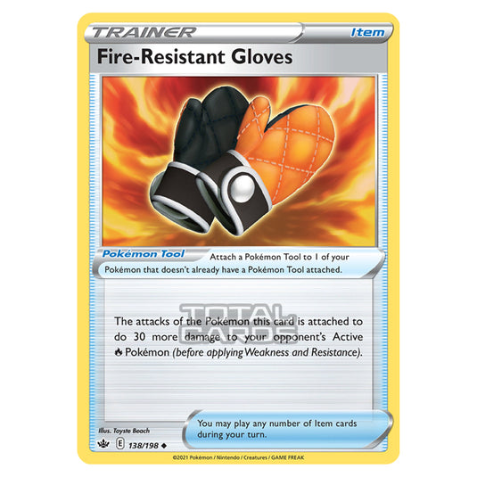 Pokemon - Sword & Shield - Chilling Reign - Fire-Resistant Gloves - 138/198