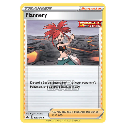 Pokemon - Sword & Shield - Chilling Reign - Flannery - 139/198