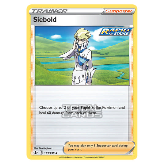 Pokemon - Sword & Shield - Chilling Reign - Siebold - 153/198