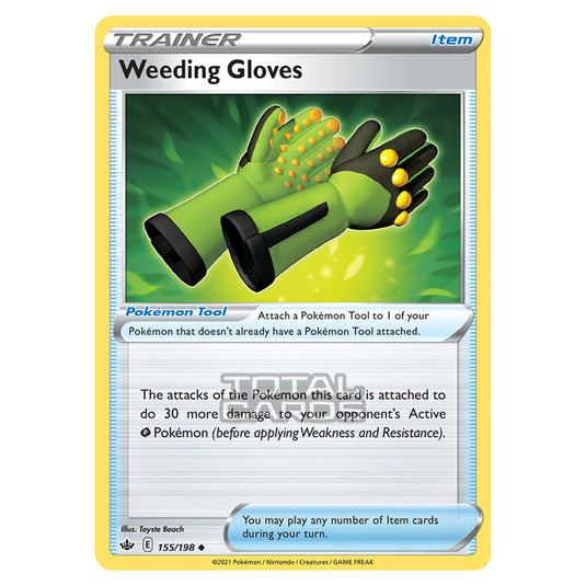 Pokemon - Sword & Shield - Chilling Reign - Weeding Gloves - 155/198