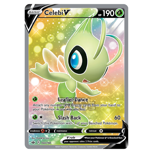 Pokemon - Sword & Shield - Chilling Reign - Celebi V - 160/198