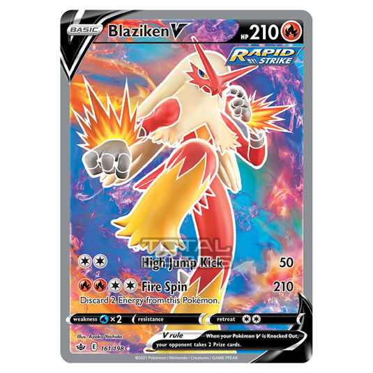 Pokemon - Sword & Shield - Chilling Reign - Blaziken V - 161/198