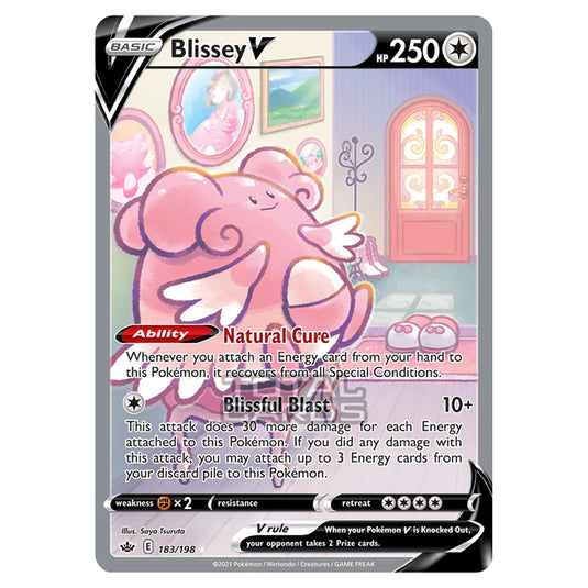 Pokemon - Sword & Shield - Chilling Reign - Blissey V - 183/198