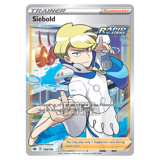 Pokemon - Sword & Shield - Chilling Reign - Siebold - 198/198