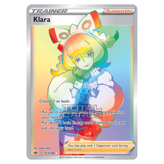 Pokemon - Sword & Shield - Chilling Reign - Klara - 217/198