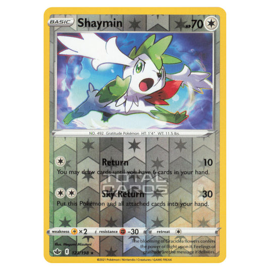 Pokemon - Sword & Shield - Chilling Reign - Shaymin - 123/198 - (Reverse Holo)