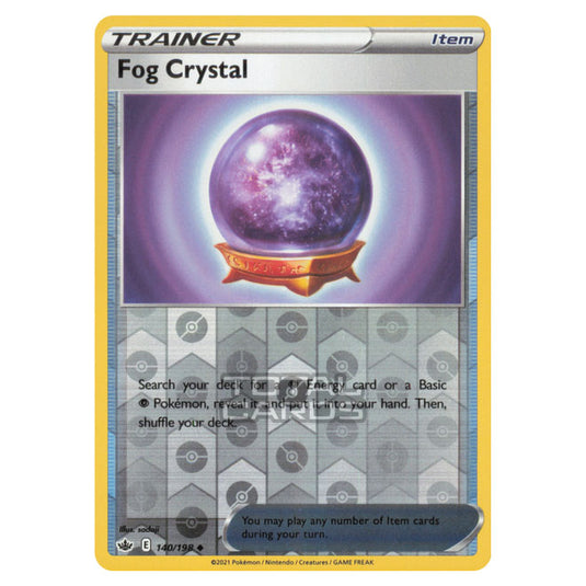 Pokemon - Sword & Shield - Chilling Reign - Fog Crystal - 140/198 - (Reverse Holo)