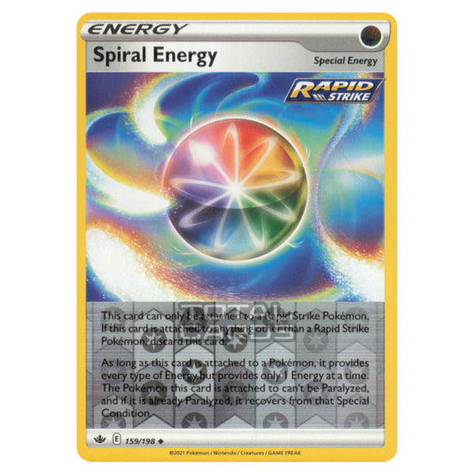 Pokemon - Sword & Shield - Chilling Reign - Spiral Energy - 159/198 - (Reverse Holo)