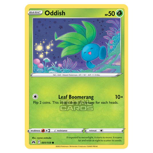 Pokemon - Sword & Shield - Crown Zenith - Oddish - 1/159